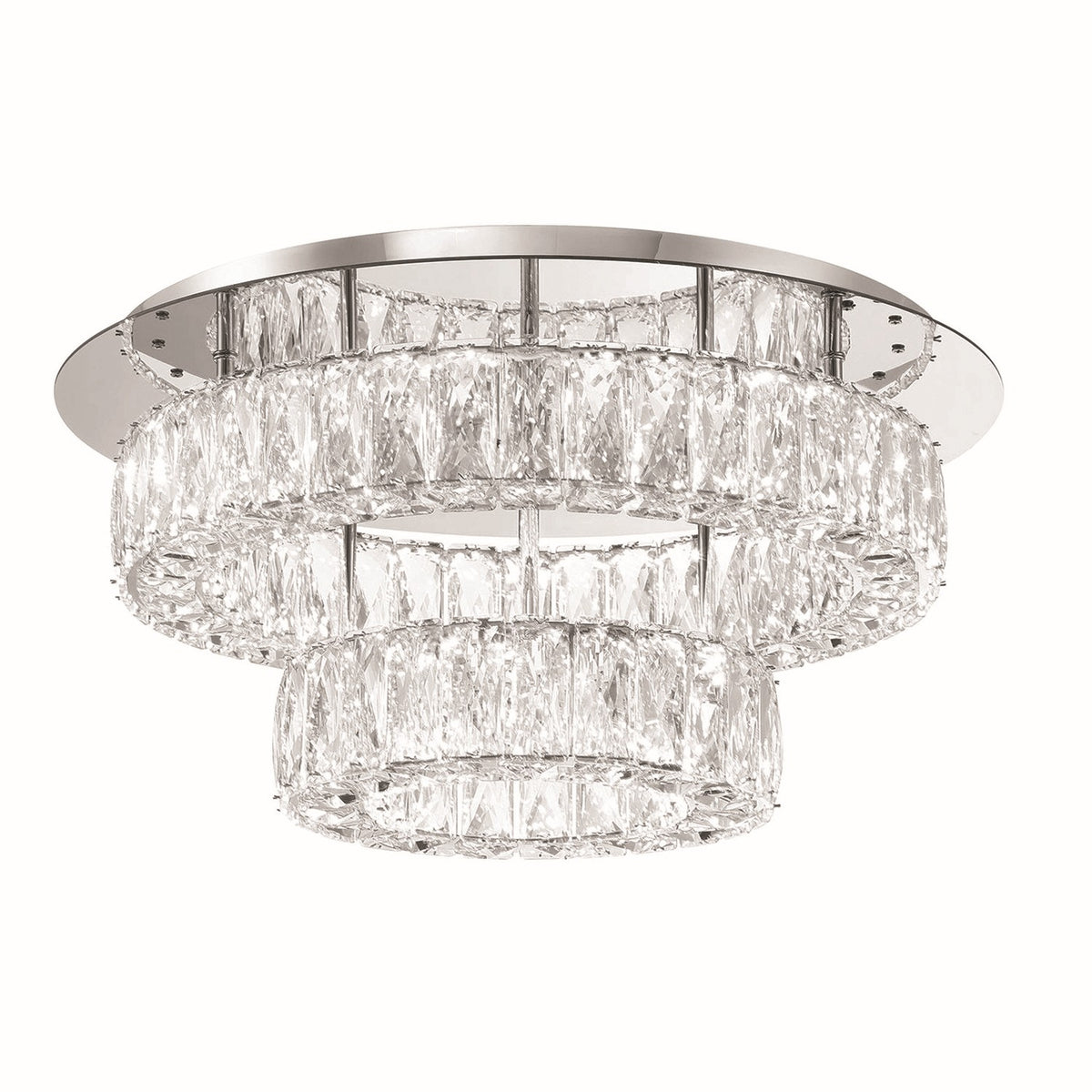 Kinsley LED Flush Mount in Polished Chrome