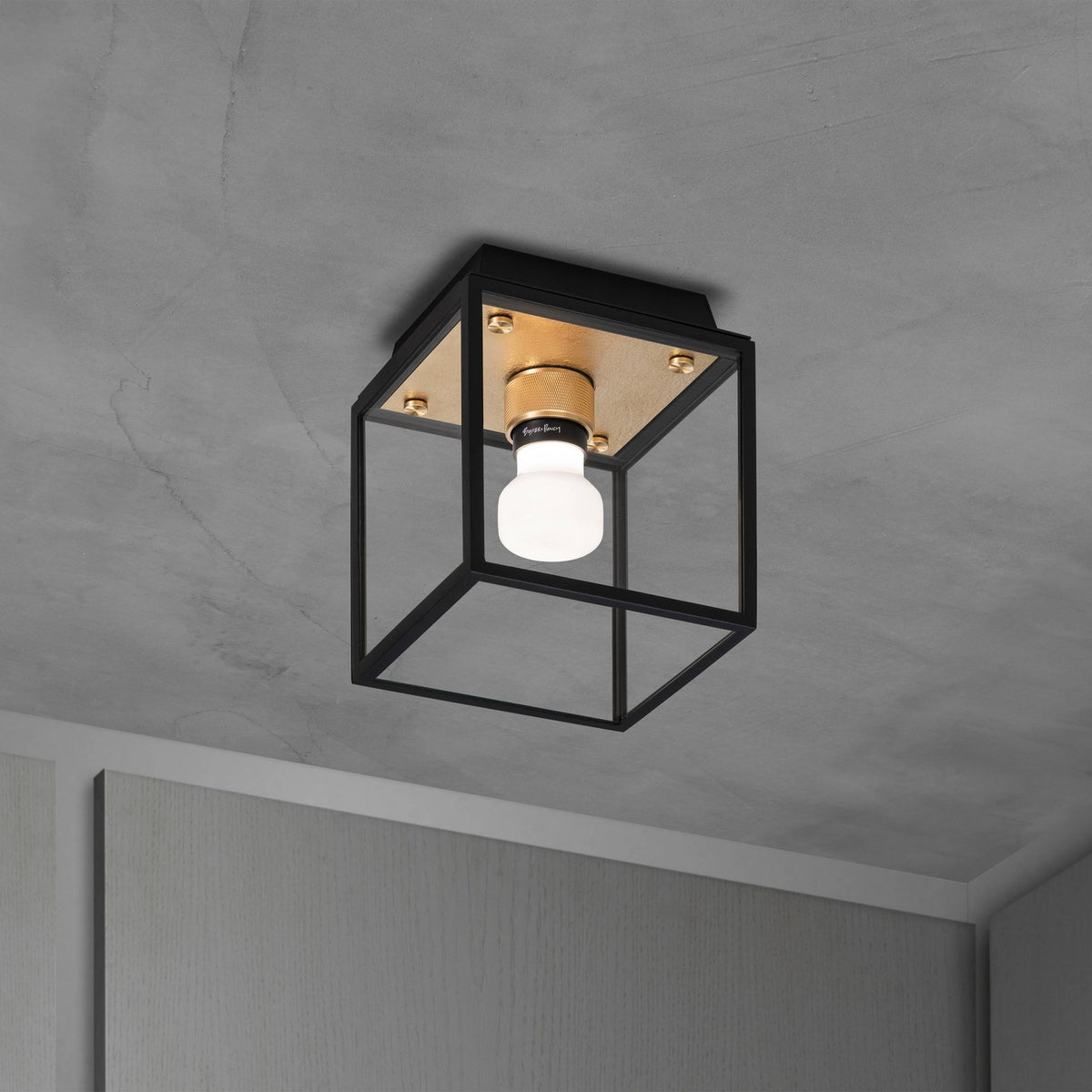 LED Ceiling Mount in Brass