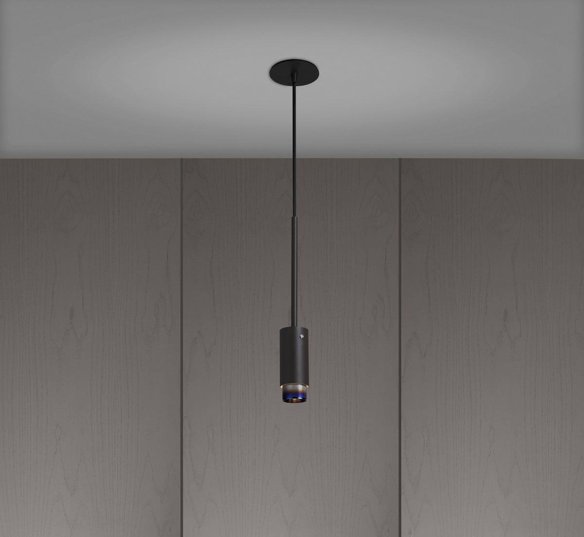 LED Spotlight in Burnt Steel