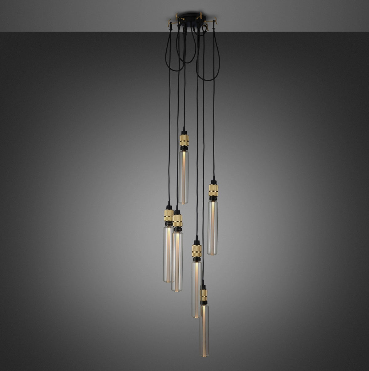 LED Pendant in Brass