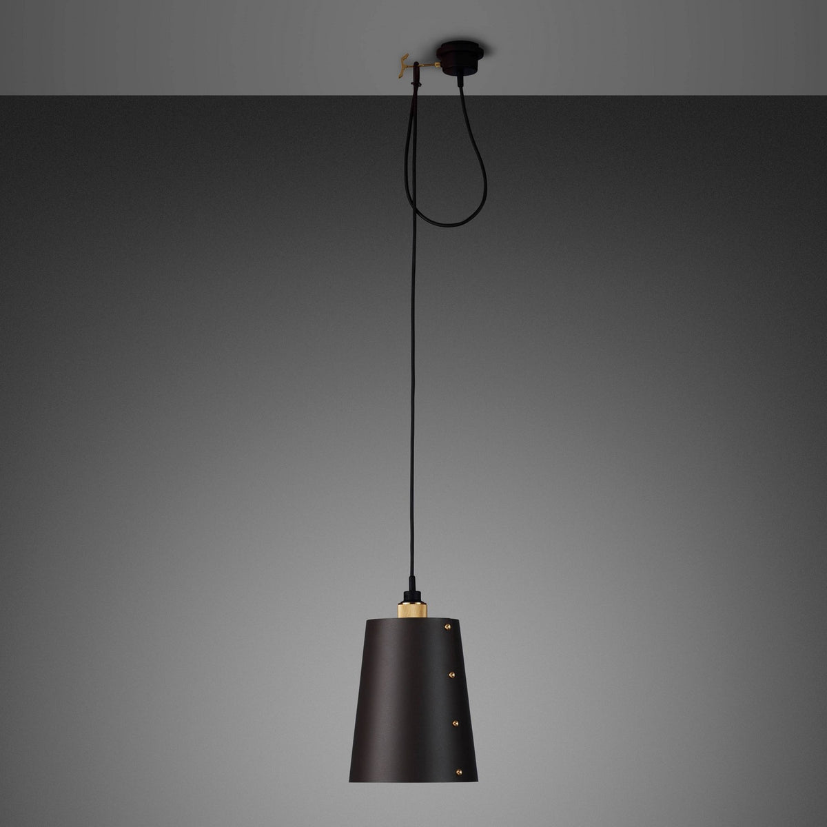 LED Pendant in Brass