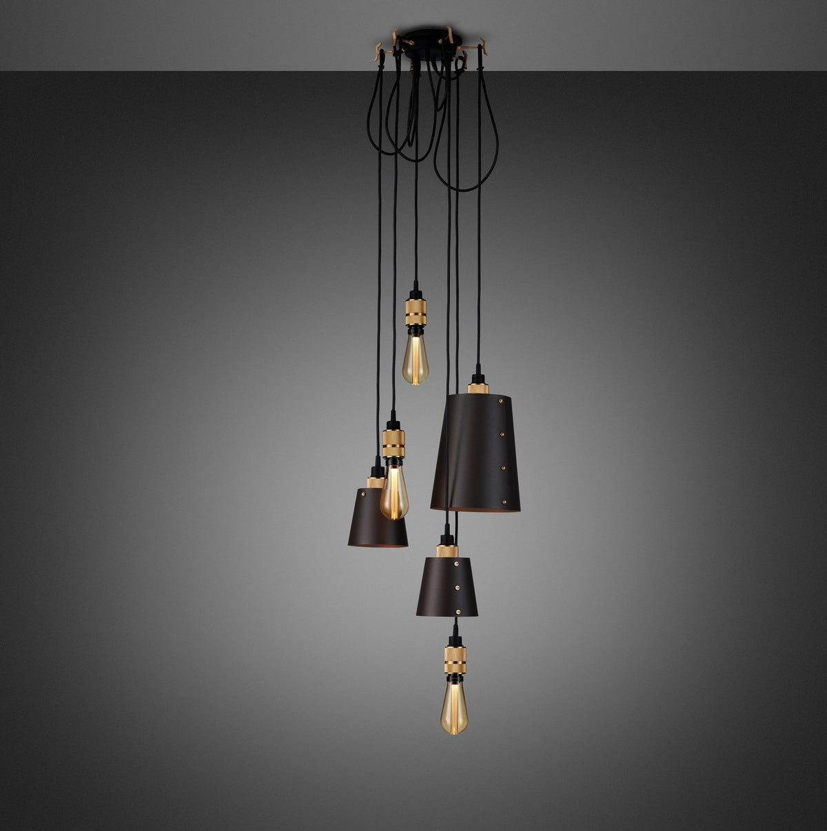 LED Pendant in Brass