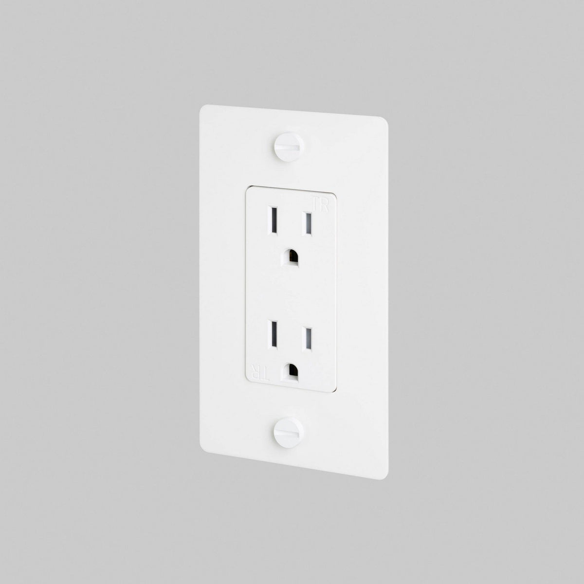 Duplex Outlet in White