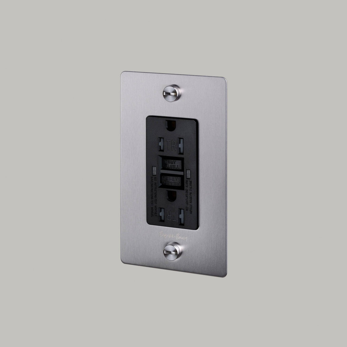 Duplex Outlet in Steel