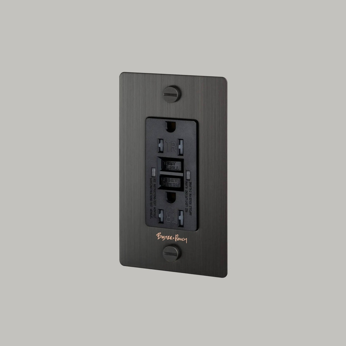 Duplex Outlet in Smoked Bronze