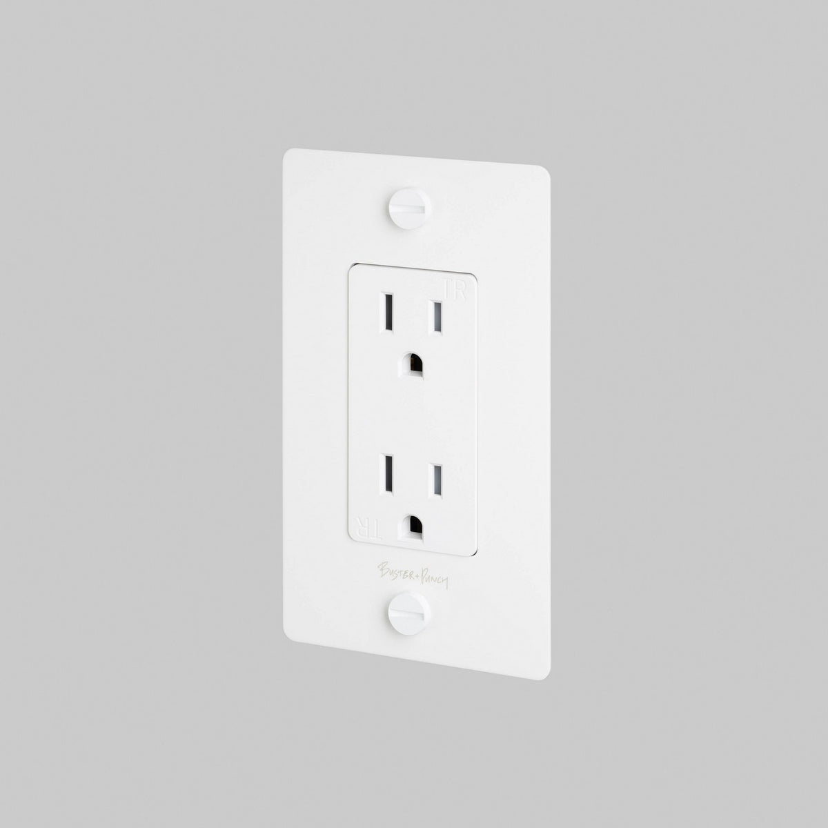 Duplex Outlet in White