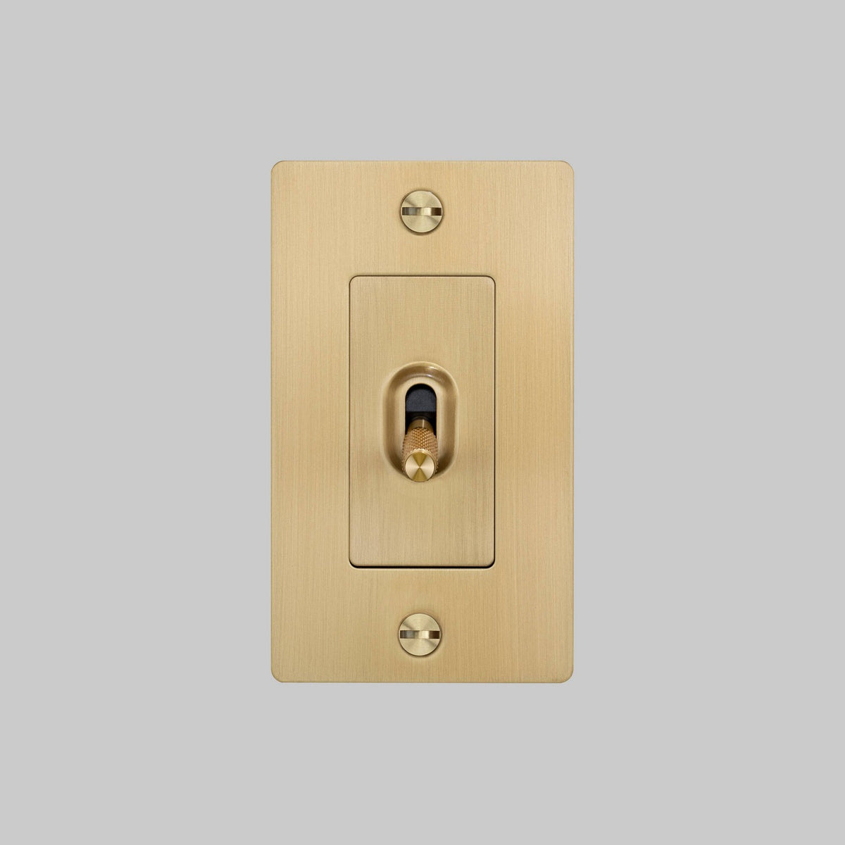 Toggle Switch in Brass