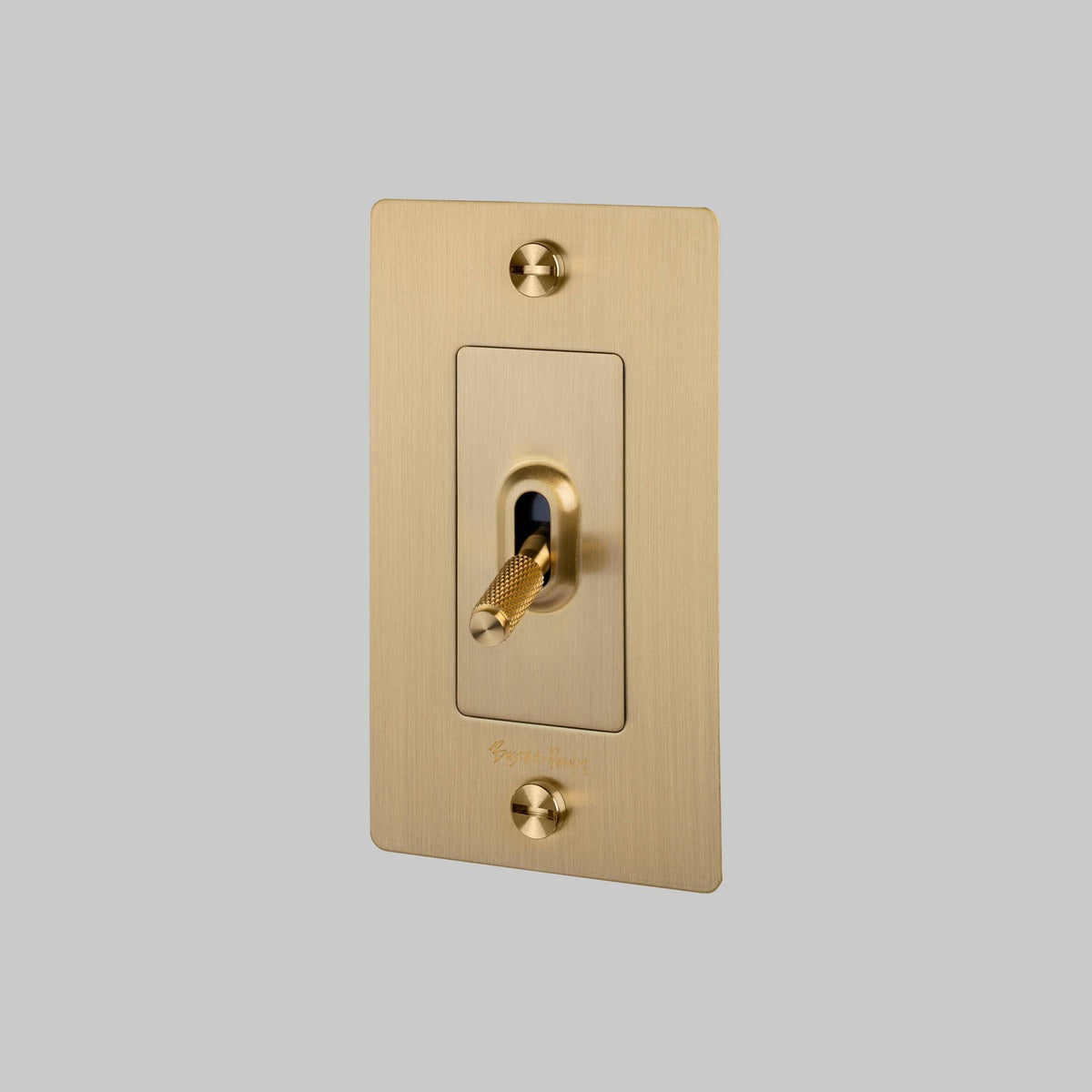 Toggle Switch in Brass