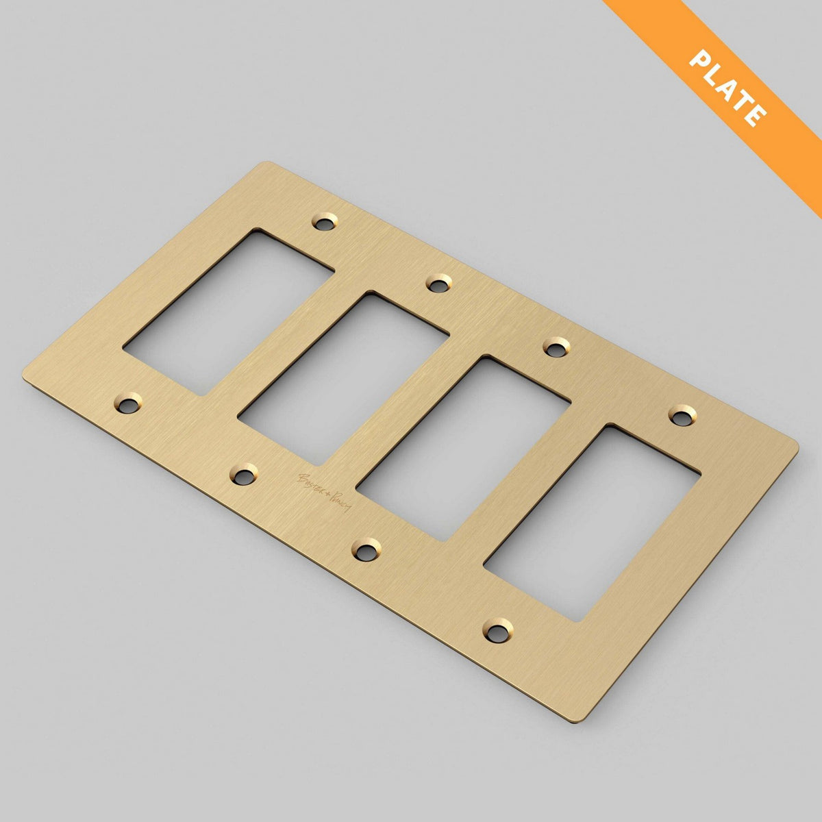 Wall Plate in Brass