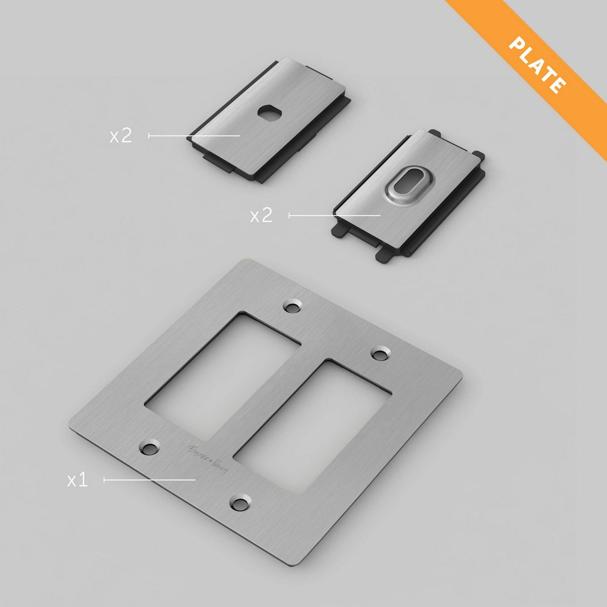 Wall Plate in Steel