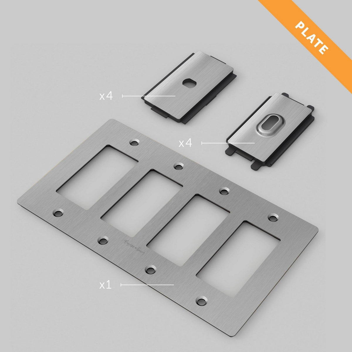 Wall Plate in Steel