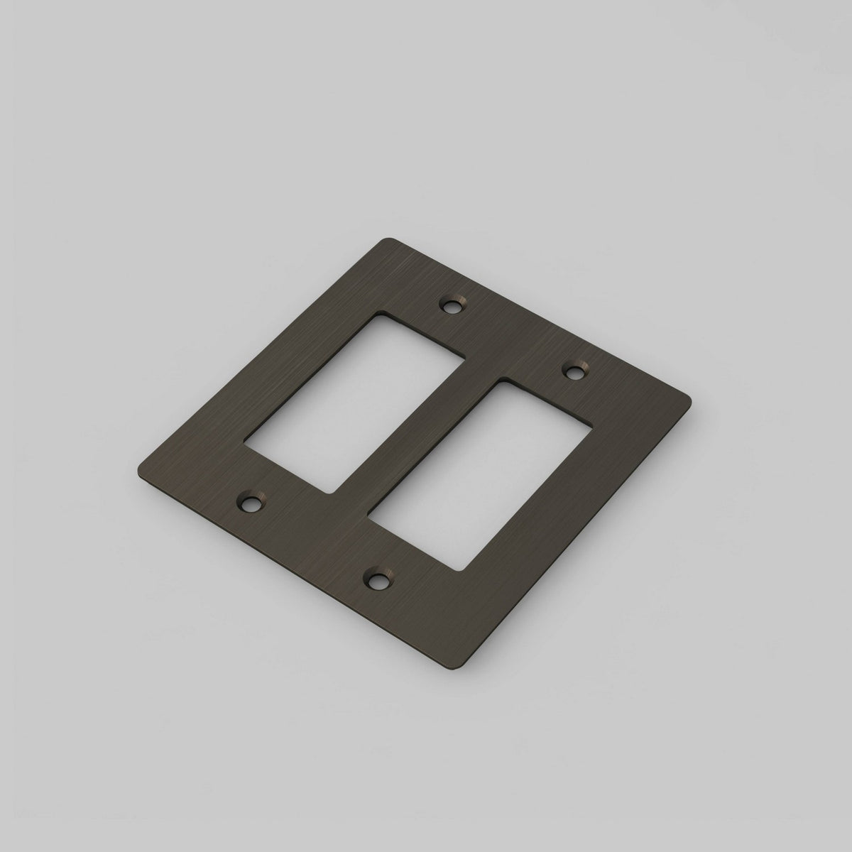 Wall Plate in Smoked Bronze