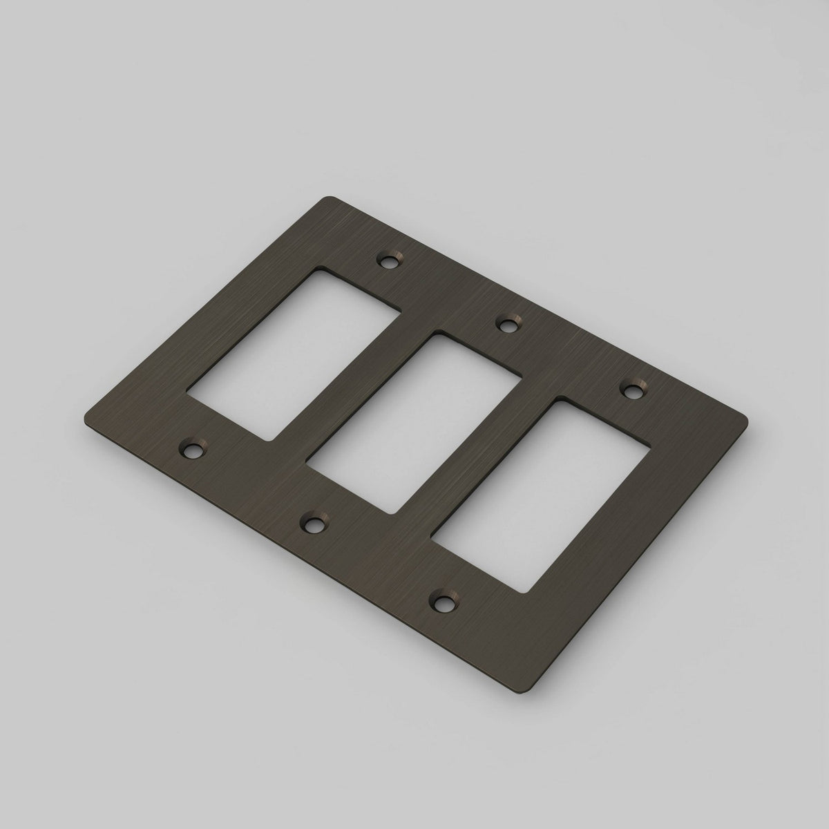 Wall Plate in Smoked Bronze