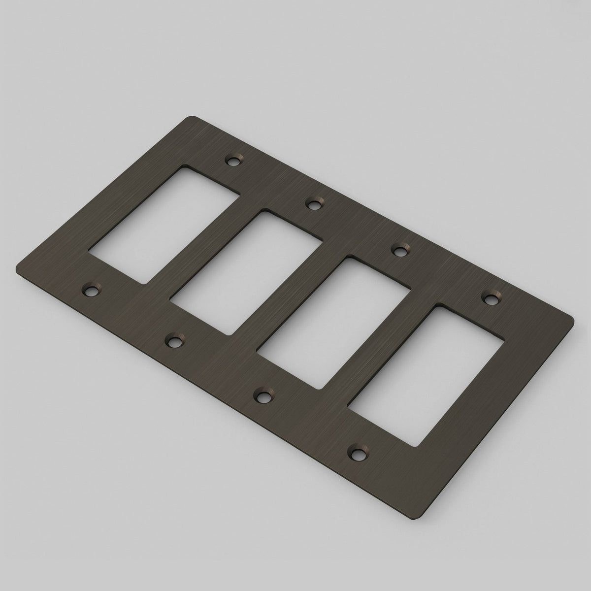 Wall Plate in Smoked Bronze