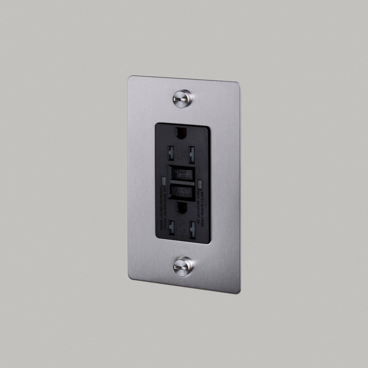 Duplex Outlet in Steel
