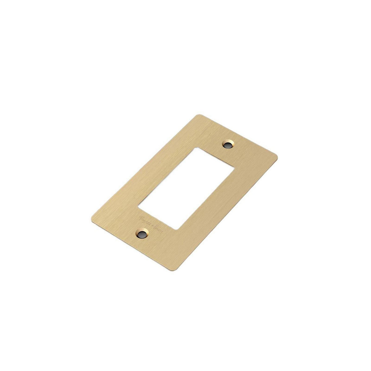 Wall Plate in Brass