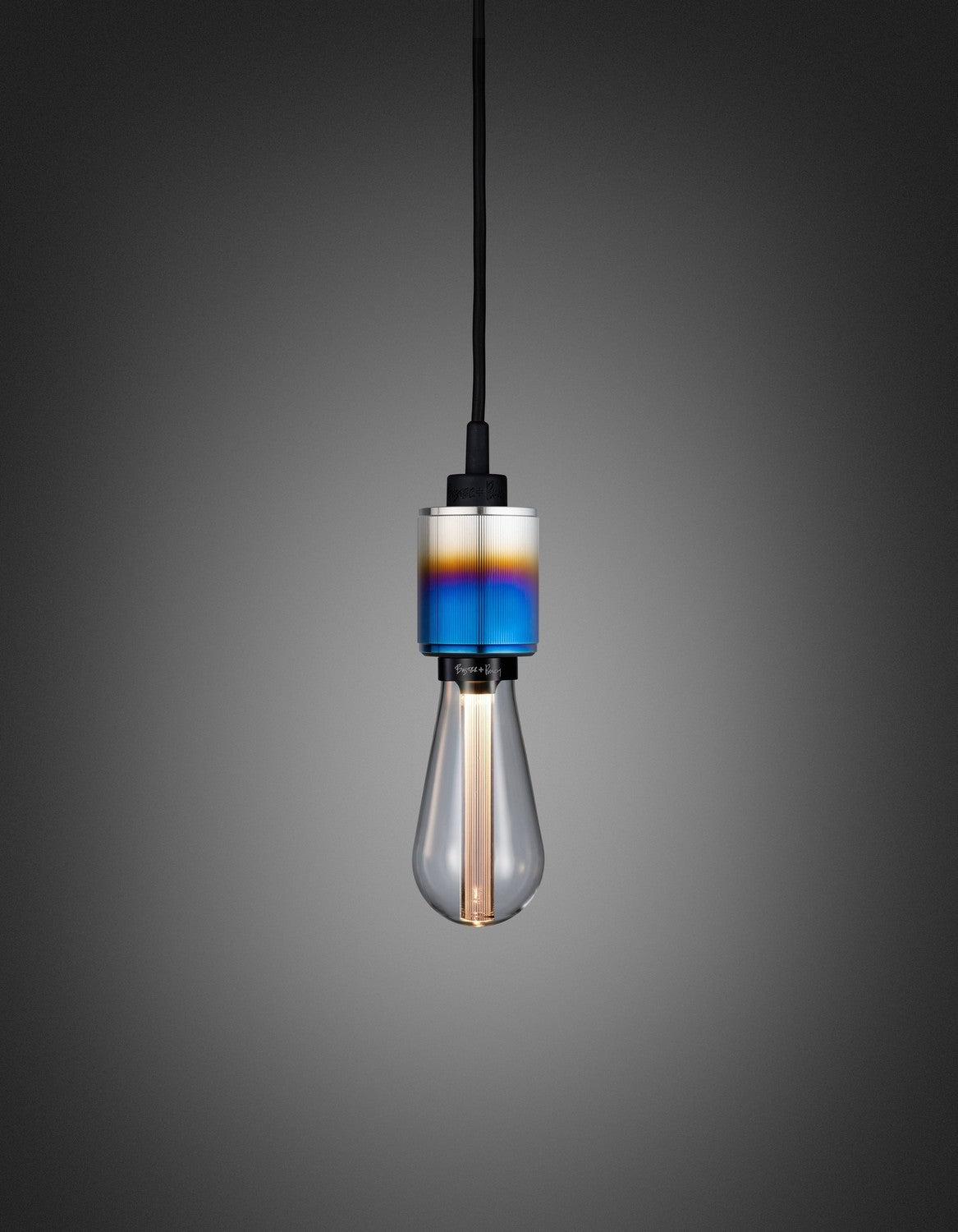 LED Pendant in Burnt Steel