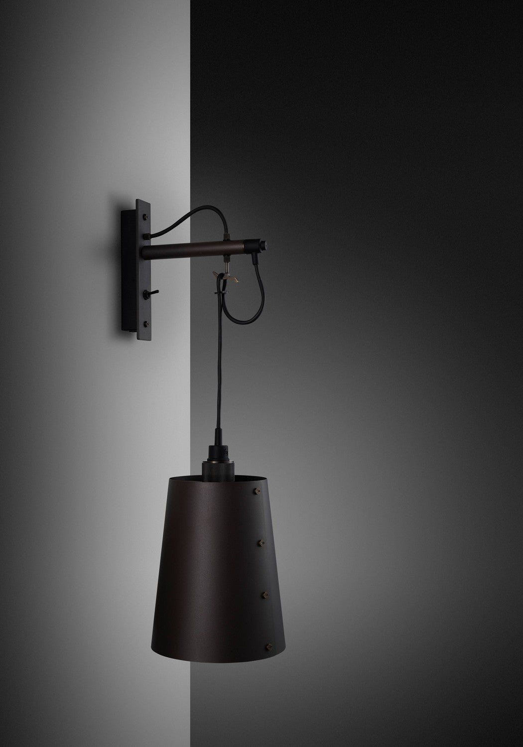 LED Wall Sconce in Smoked Bronze