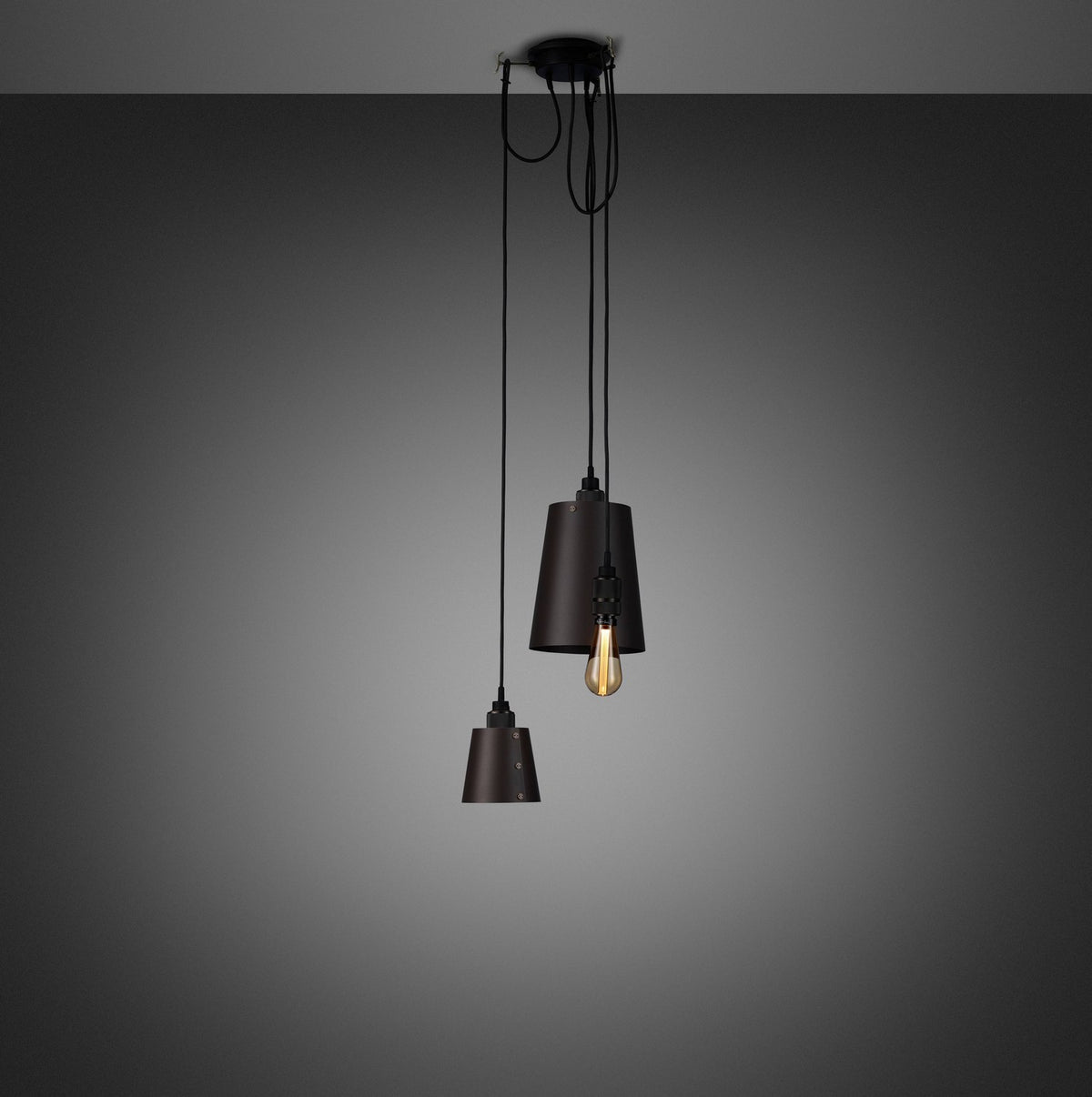 LED Pendant in Smoked Bronze