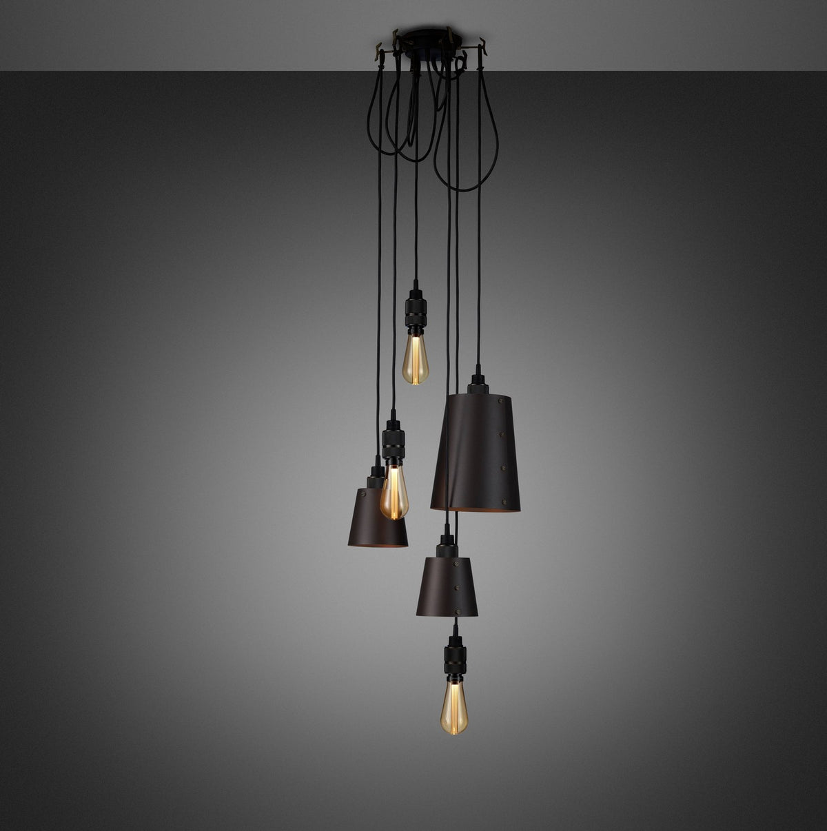 LED Pendant in Smoked Bronze