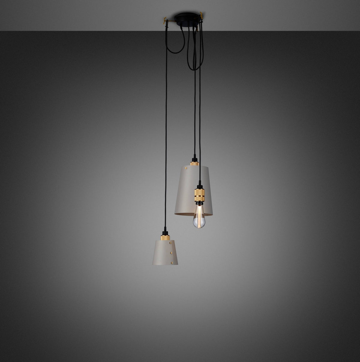 LED Pendant in Brass