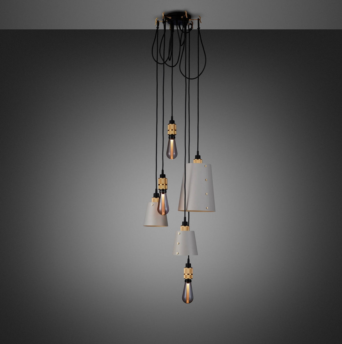 LED Pendant in Brass