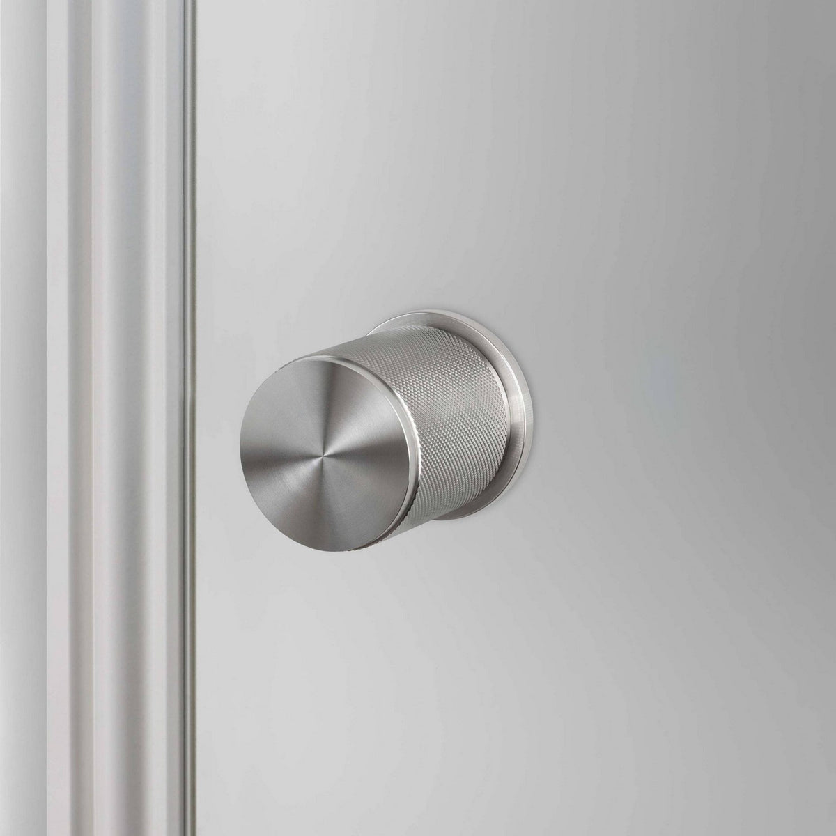 Fixed Door Knob in Steel