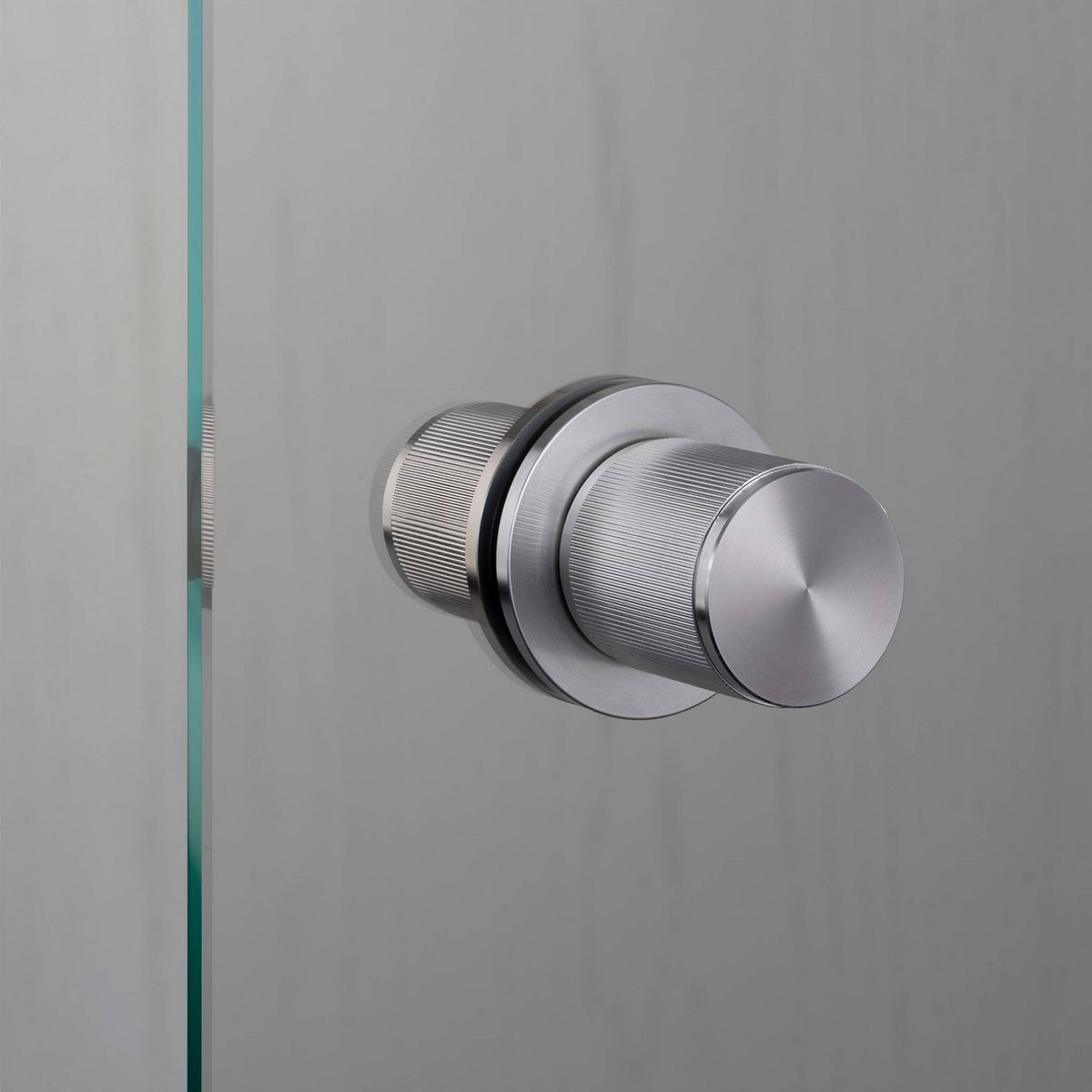 Fixed Door Knob in Steel