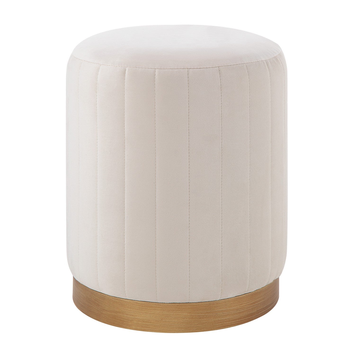 Baylor Ottoman in Off-White