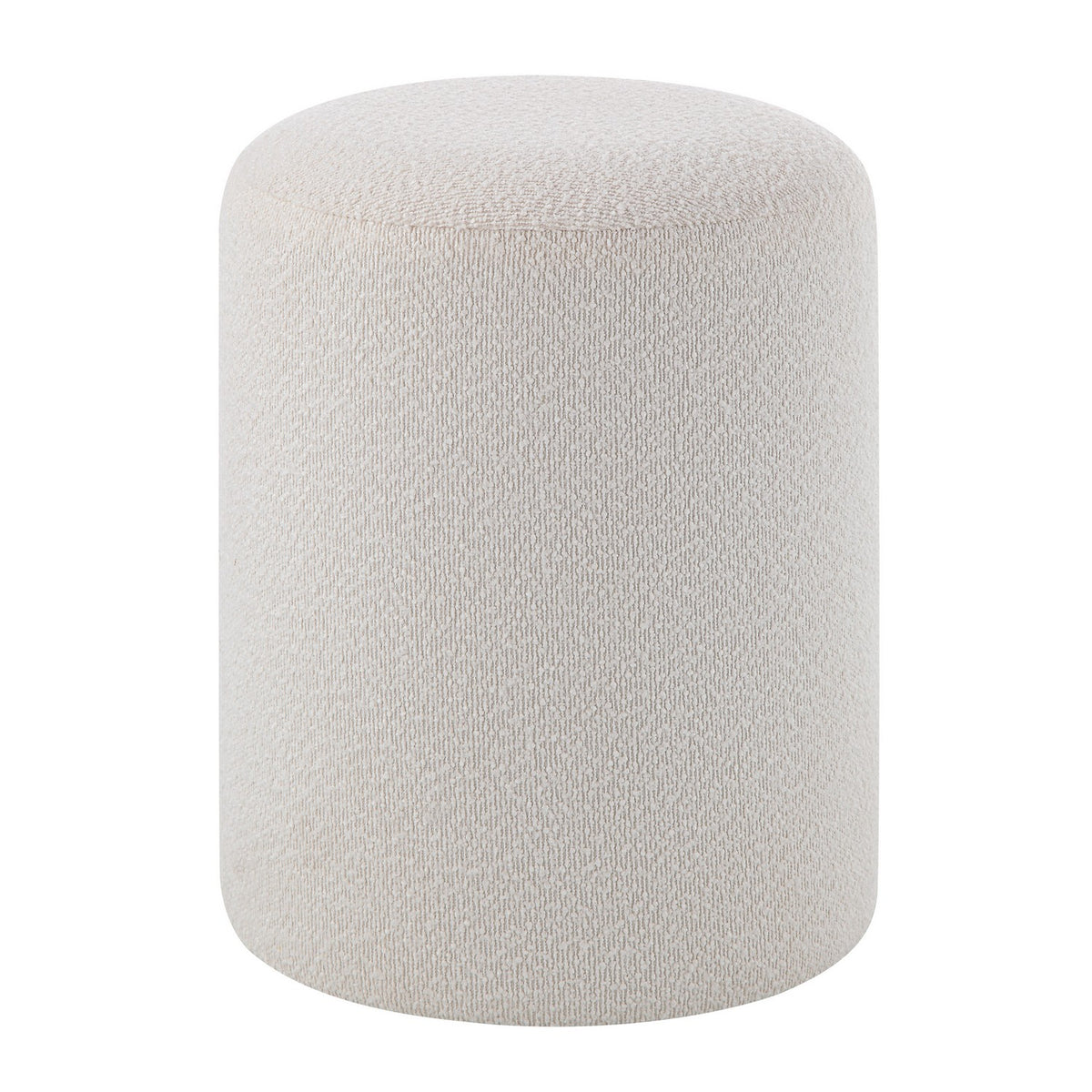 Corbin Pouf en Blanc Cassé