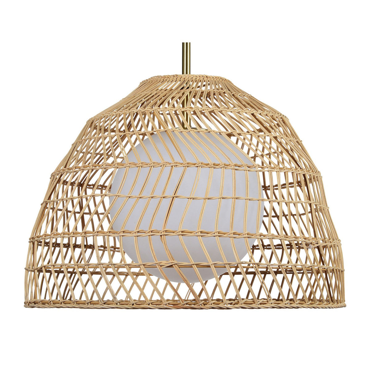 Palm LED Ceiling Fixture in Brown