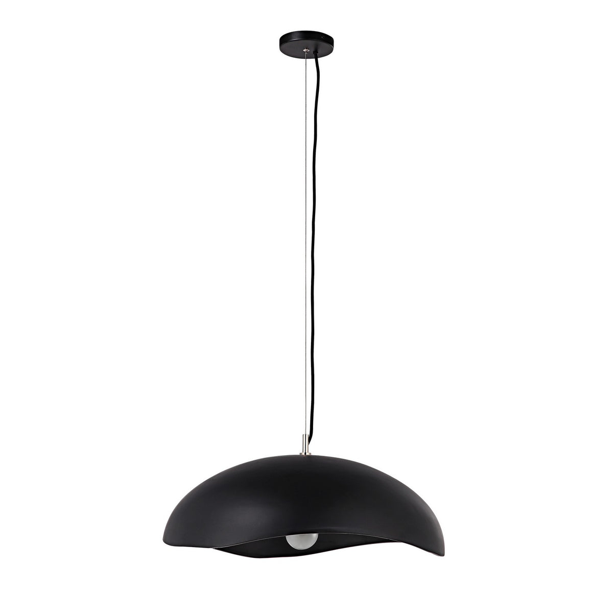 Filomena LED Ceiling Fixture in Matte Black