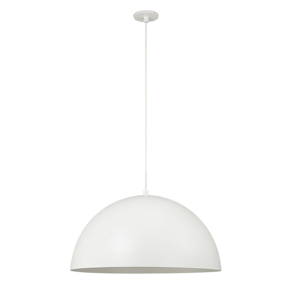 Plafonnier LED Ozona blanc cassé mat