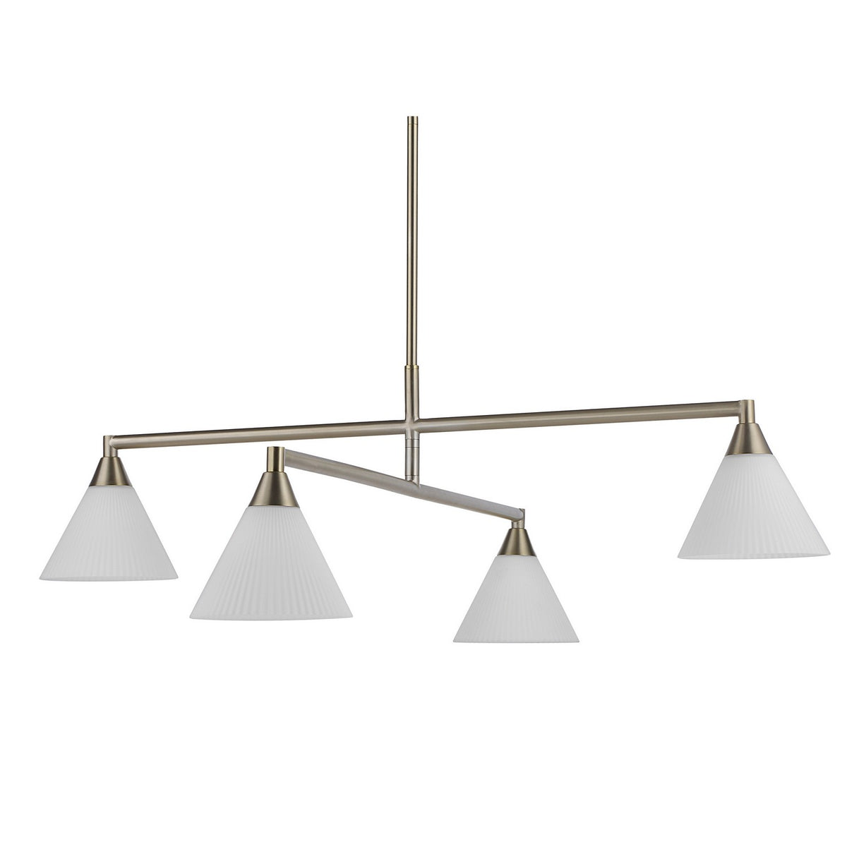 Isola LED Ceiling Fixture in Champagne