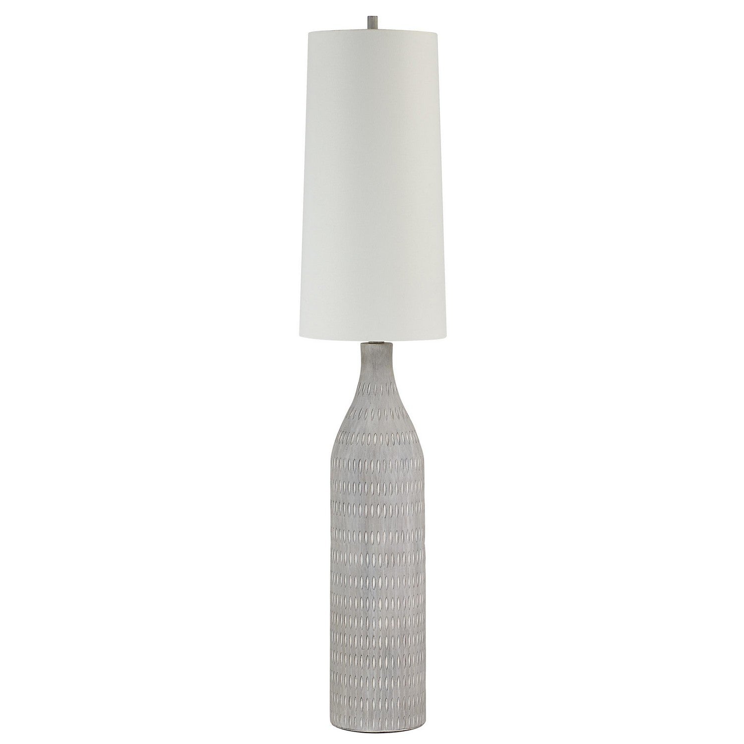 Crimsom Two Light Floor Lamp in Cream