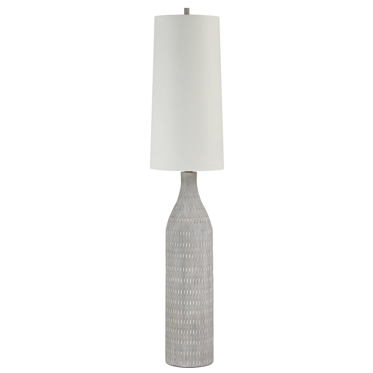 Crimsom Two Light Floor Lamp in Cream