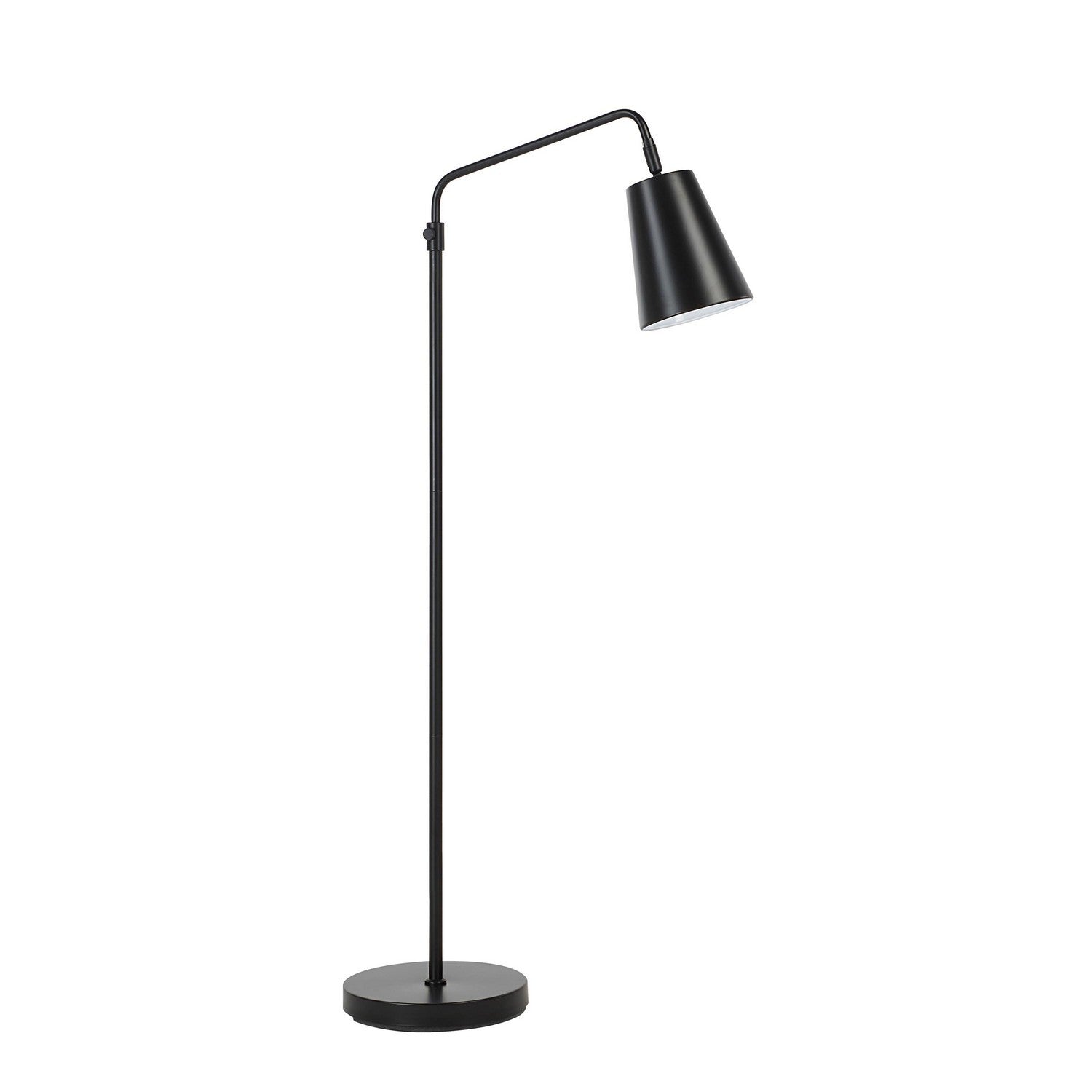 Nottingham One Light Floor Lamp in Matte Black