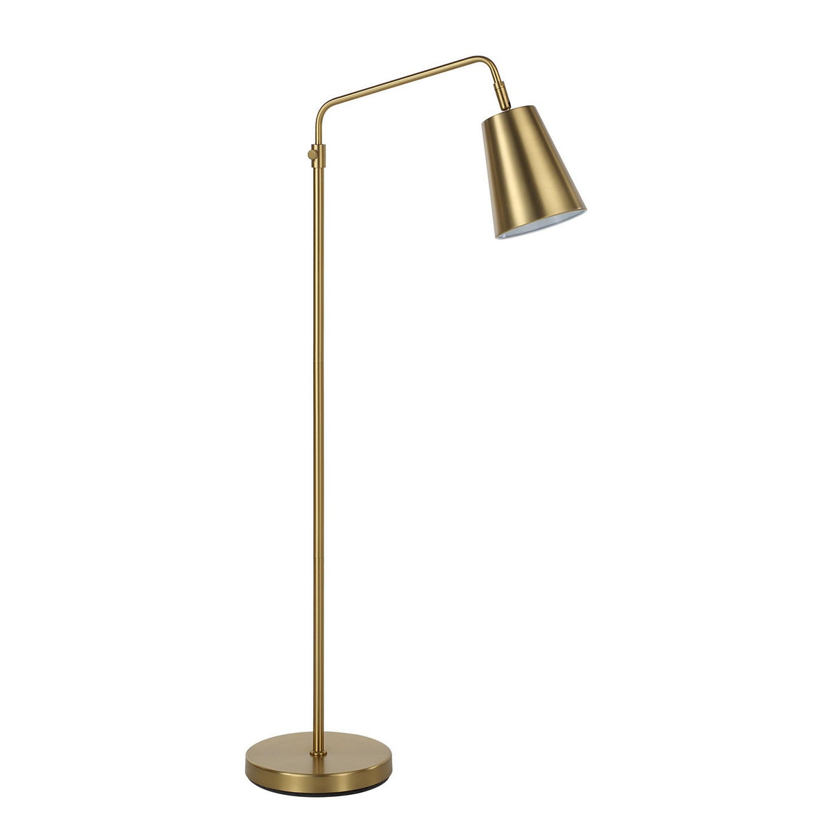 Vidura One Light Floor Lamp in Brass