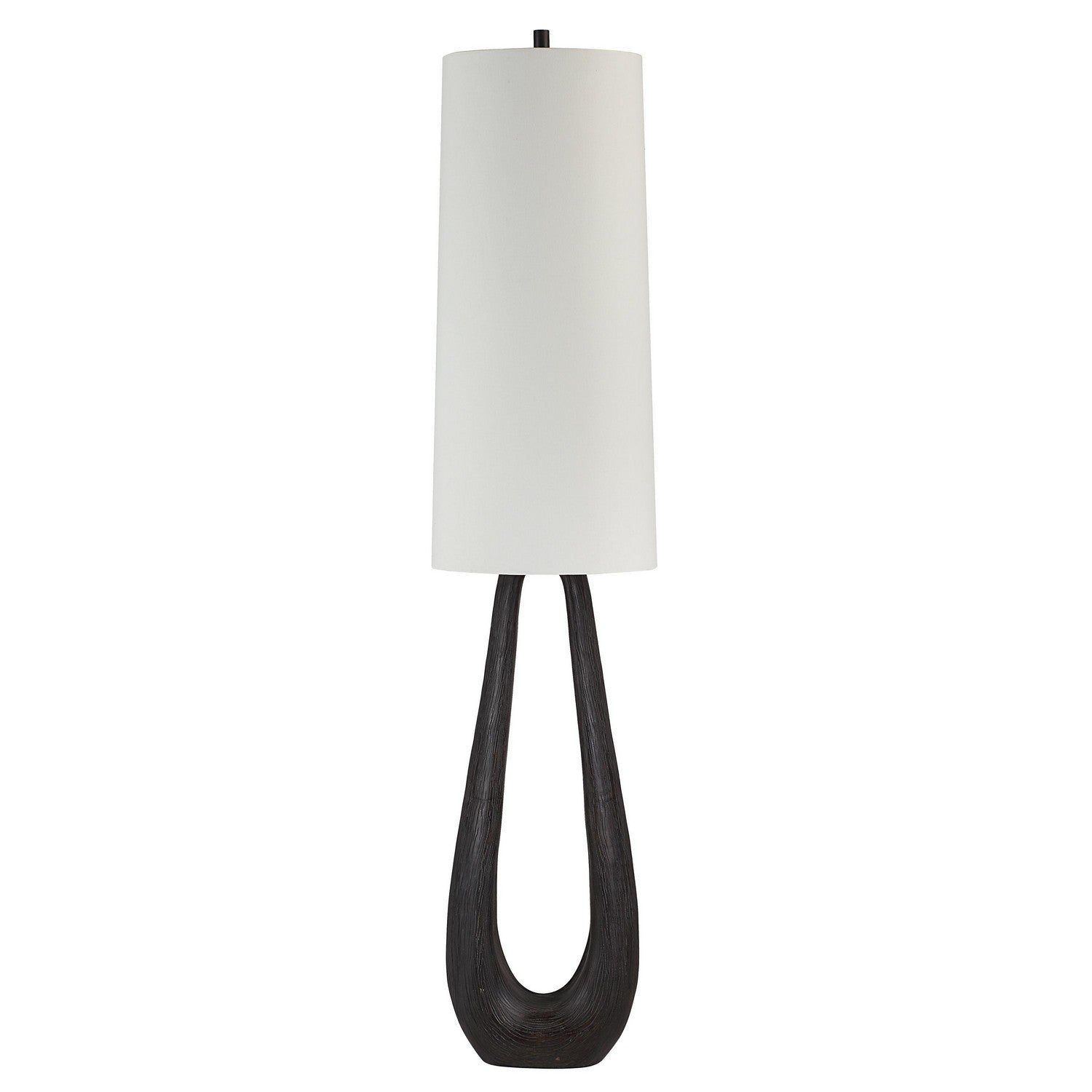 Cornelia Two Light Floor Lamp in Dark Walnut
