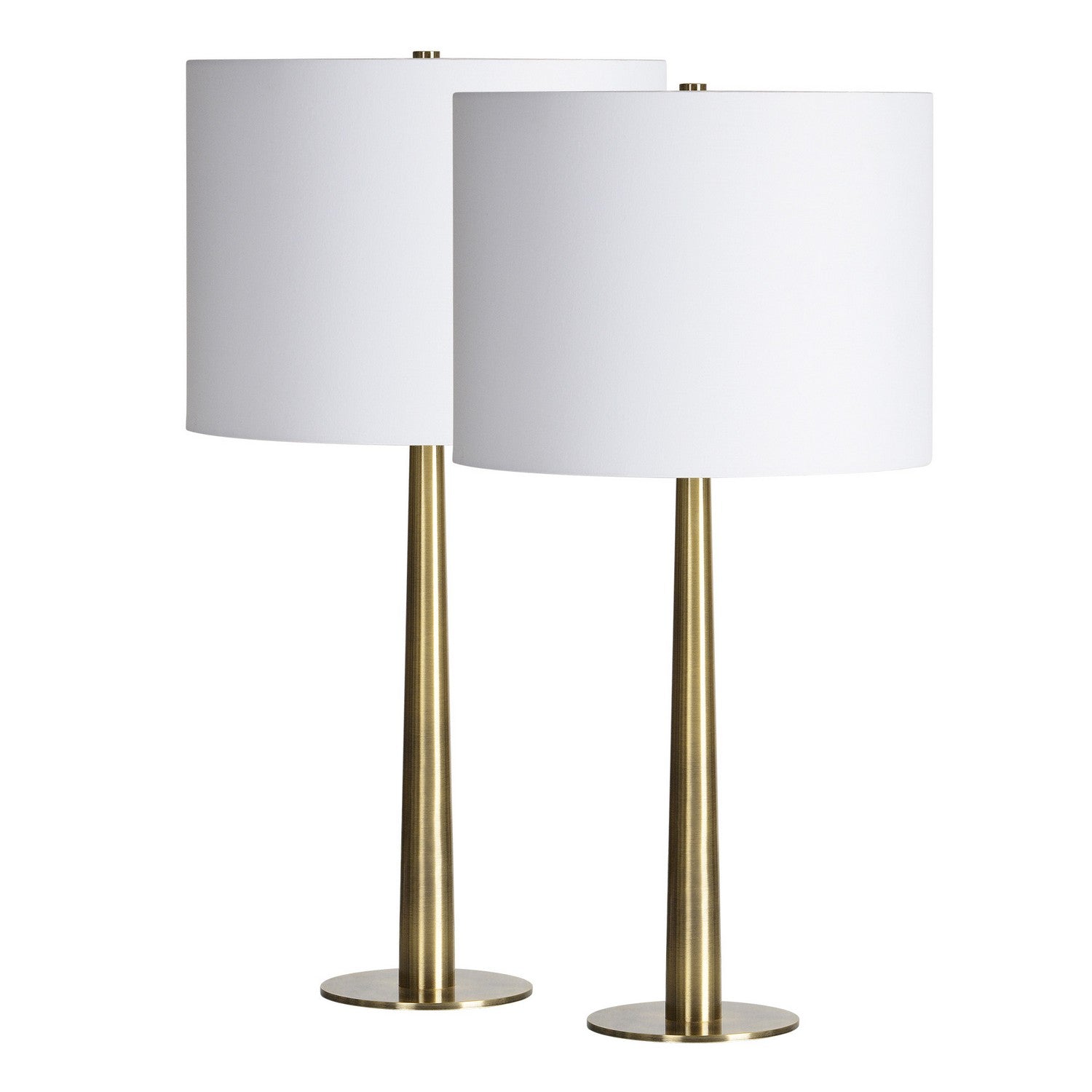Sarai LED Table Lamp- Set in Antique Brass