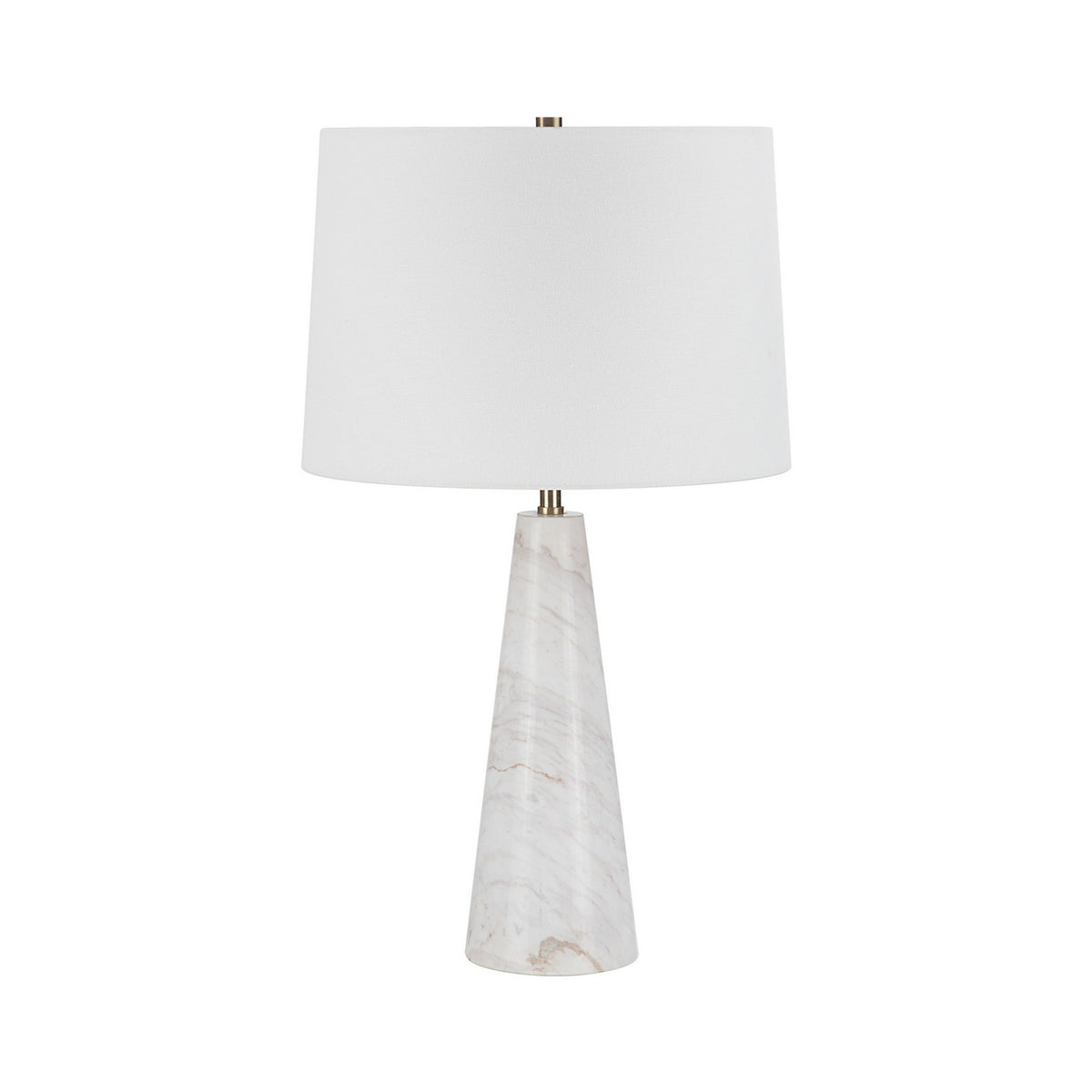 Vevey LED Table Lamp in Honed White