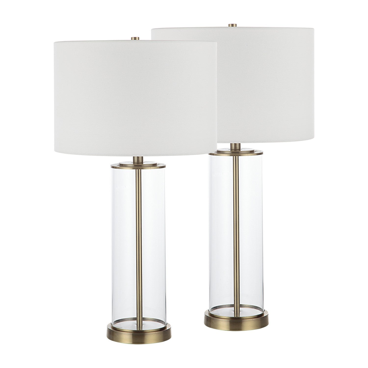 Saco LED Table Lamp- Set Of Two in Clear