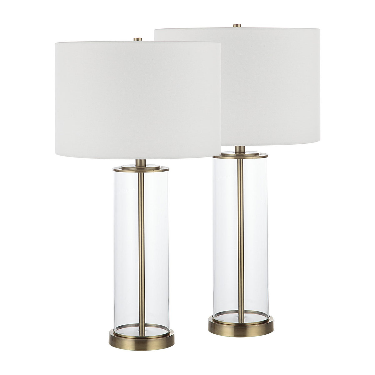 Saco LED Table Lamp- Set Of Two in Clear