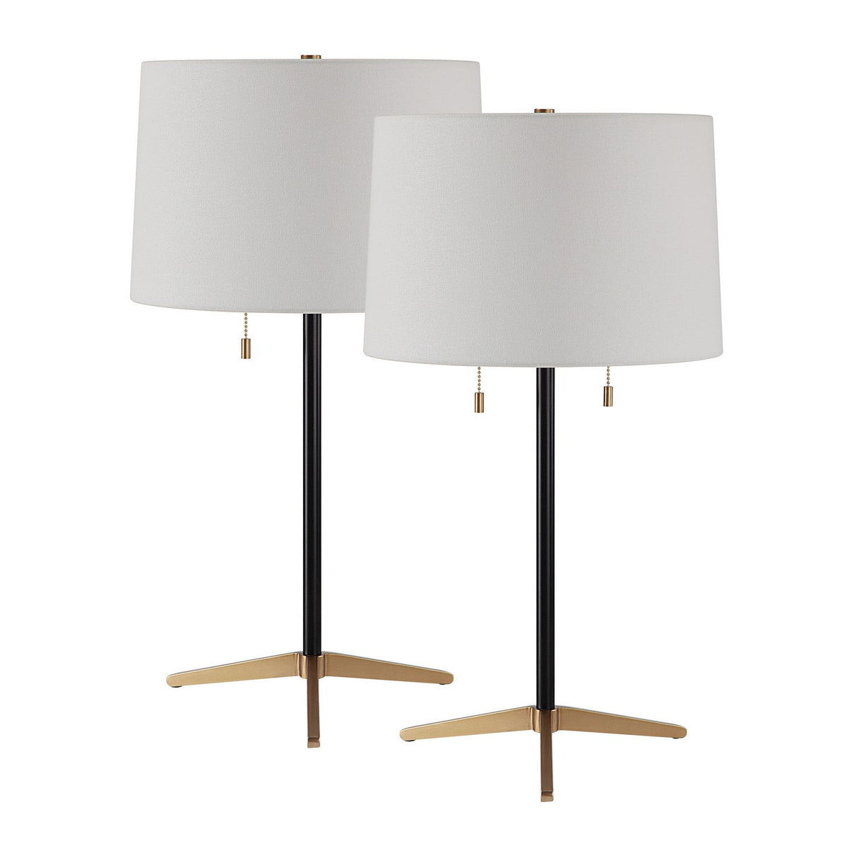 Orono LED Table Lamp- Set Of Two in Matte Black