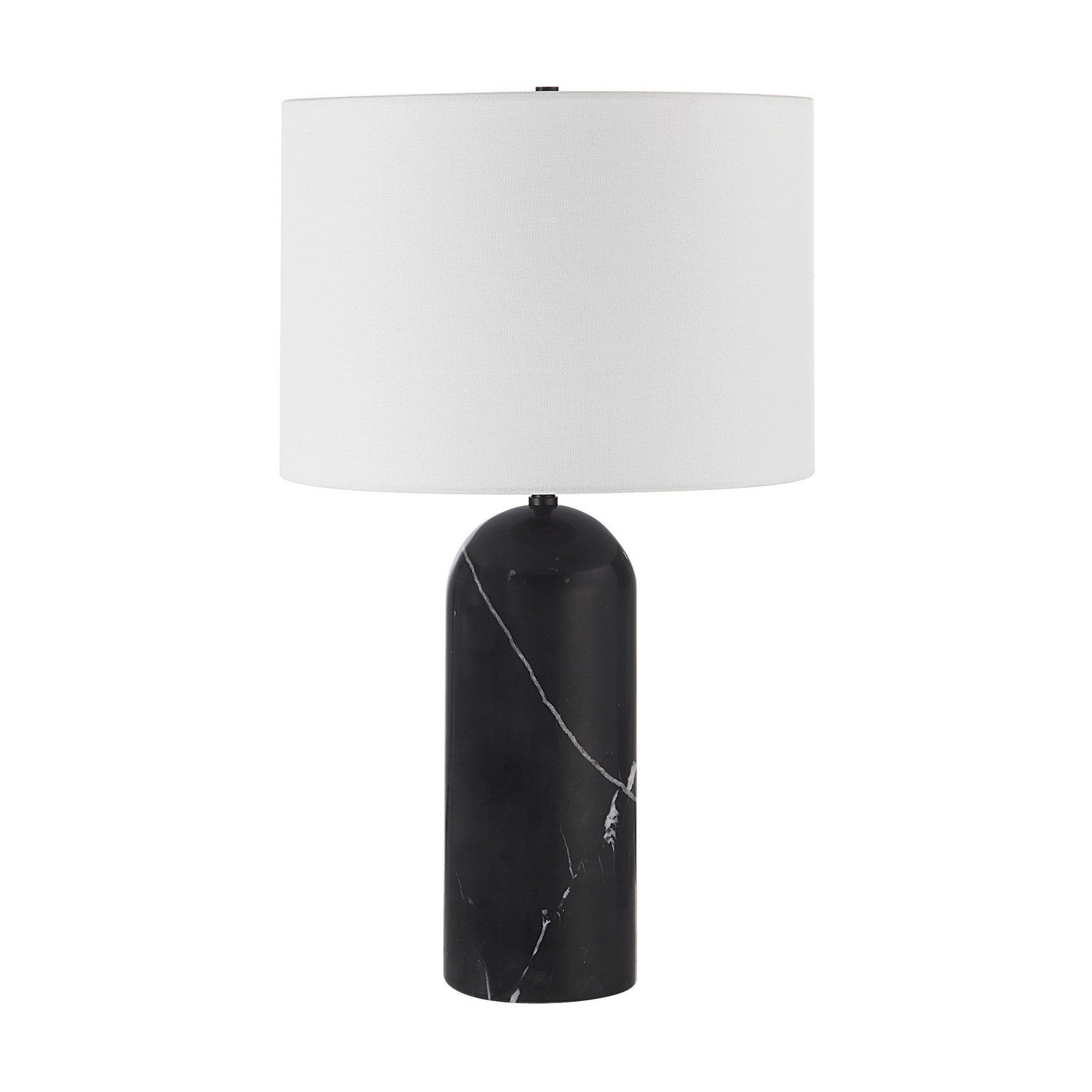 Lampe de table à LED Tyne en noir mat