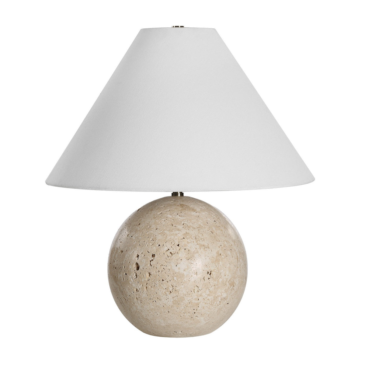 Lampe de table à LED Assen, crème