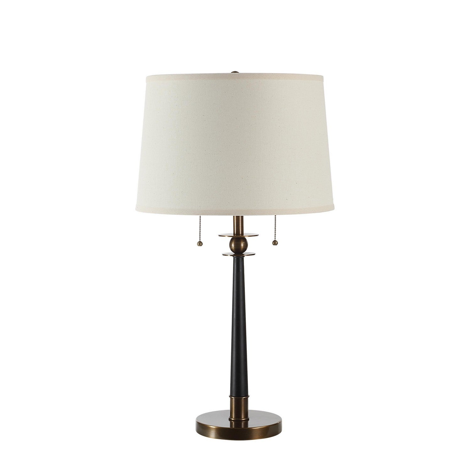 Agrinio Two Light Table Lamp in Matte Black