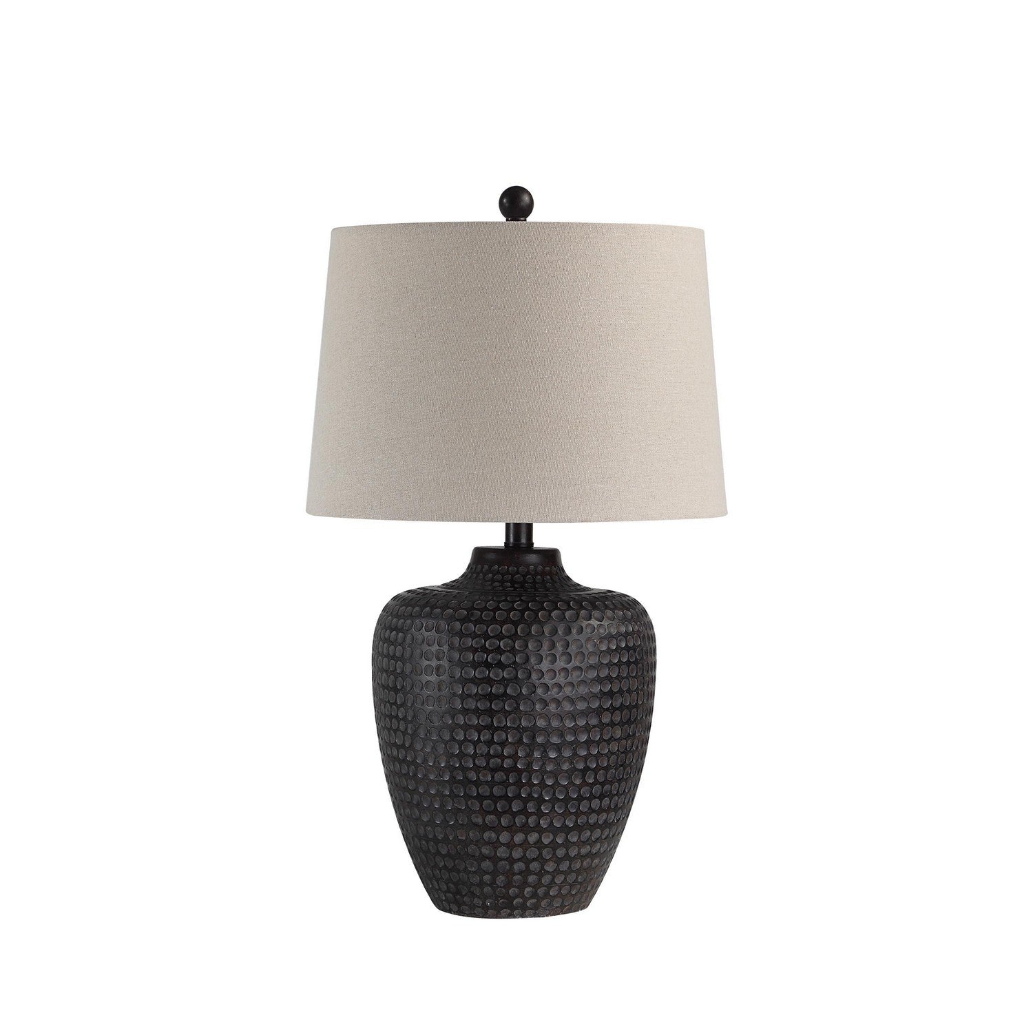 Agueda One Light Table Lamp in Dark Brown