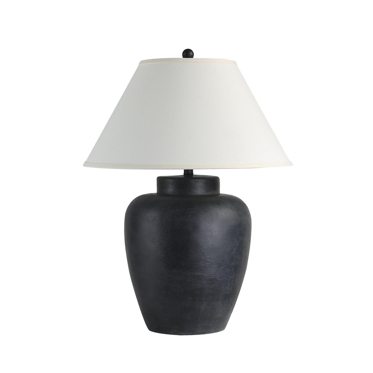Arancia One Light Table Lamp in Black Wash