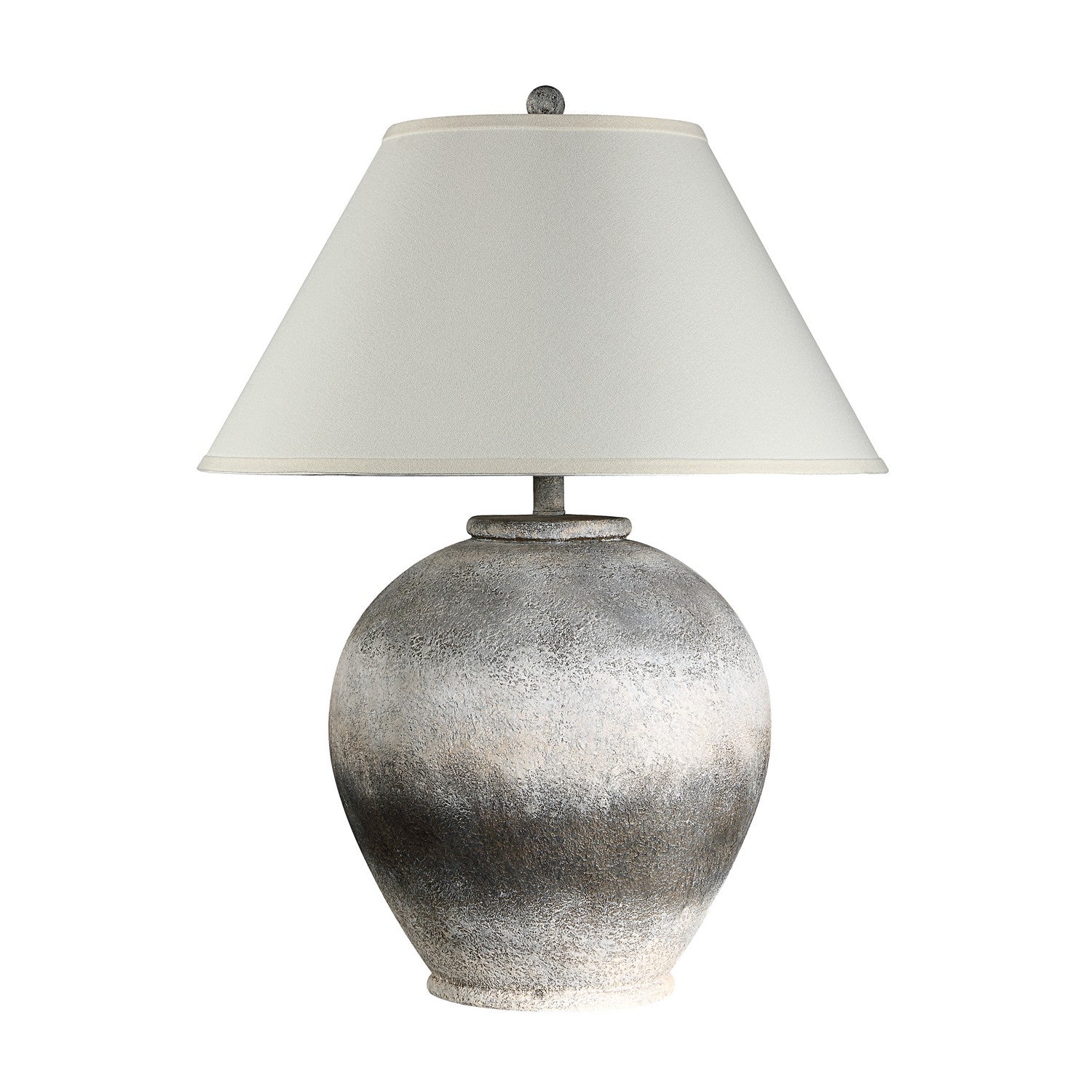 Betulla One Light Table Lamp in Brown & Light Cream